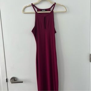 Slinky Keyhole Bodycon Dress